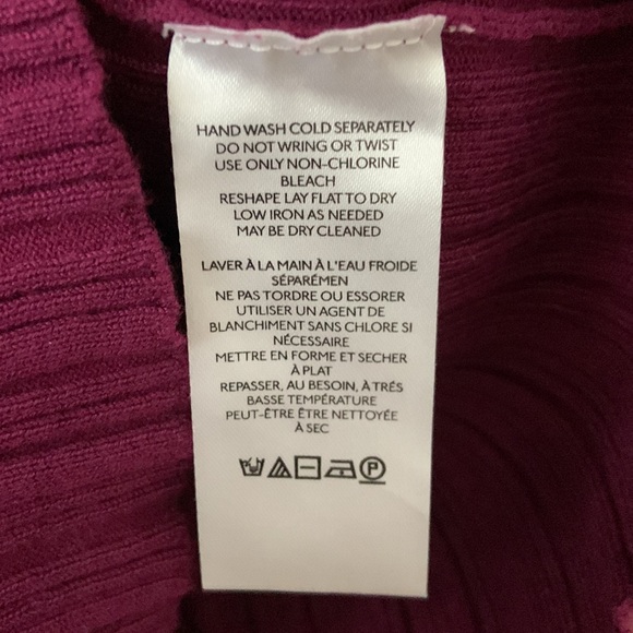 Anthropologie Elegant Purple Puff Sparkle Sleeve Women's Top - Picture 7 of 10